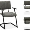 WoonMax Eettafelstoel Mats Miami - Ash, Zwart of Toffee Online