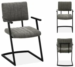 WoonMax Eettafelstoel Mats Miami - Ash, Zwart of Toffee Online