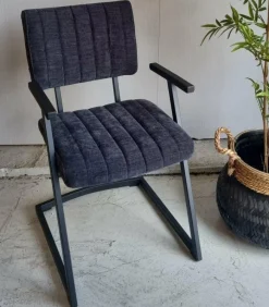 WoonMax Eettafelstoel Mats Miami - Ash, Zwart of Toffee Online