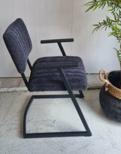 WoonMax Eettafelstoel Mats Miami - Ash, Zwart of Toffee Online