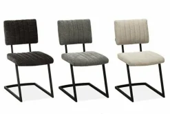 WoonMax Eettafelstoel Mats Miami - Ash, Zwart of Toffee Online