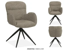 WoonMax Eettafelstoel Argentina met armleuning Sneak - Diverse kleuren Sale