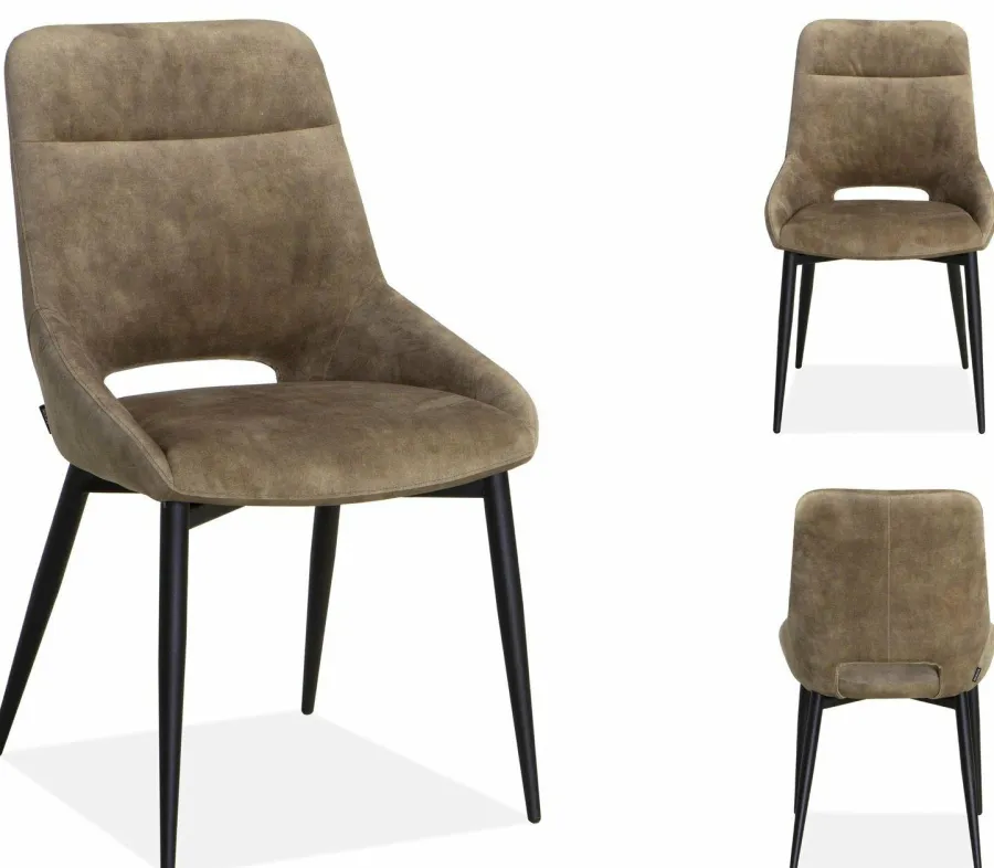 WoonMax Eettafelstoel Chili - diverse kleuren Goldy Outlet