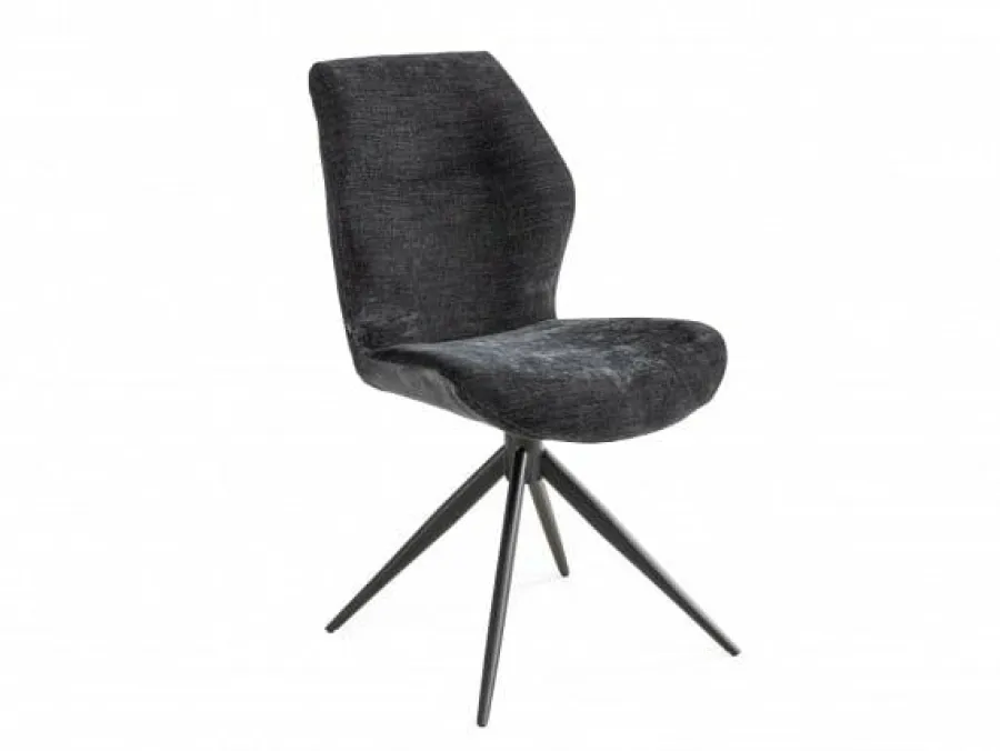 WoonMax Eettafelstoel Palmas Miami - Ash, Zwart of Toffee New