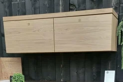 WoonMax Hangend TV meubel Keswick - 120 cm Blond Oak - Showroommodel Best