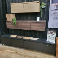 WoonMax Hangend TV meubel Keswick - 120 cm Blond Oak - Showroommodel Best