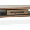WoonMax Kinga salontafel 1 la/2 open vak Lamulux Old Teak Clearance