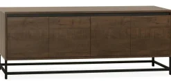 WoonMax Milltown dressoir 4 deurs Dark Mango - 218 cm Sale