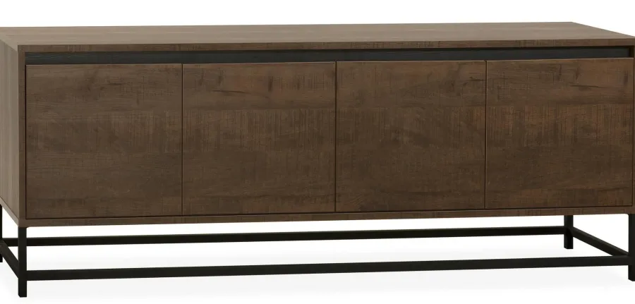 WoonMax Milltown dressoir 4 deurs Dark Mango - 218 cm Sale