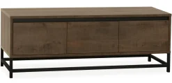 WoonMax Milltown TV meubel 3 deurs Dark Mango - 165 cm Online