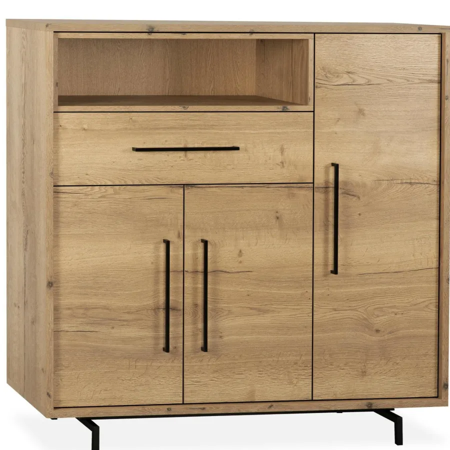 WoonMax Opbergkast Valley Lamulux Natur - 130 cm New