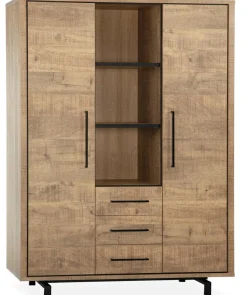 WoonMax Opbergkast Westport Lamulux Mango - 135 cm breed Outlet