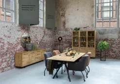 WoonMax Rafael barkast 3 deurs en 2 lades Lamulux mango Best
