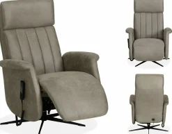 WoonMax Relaxfauteuil Brussel - 4 kleuren Chicago Outlet
