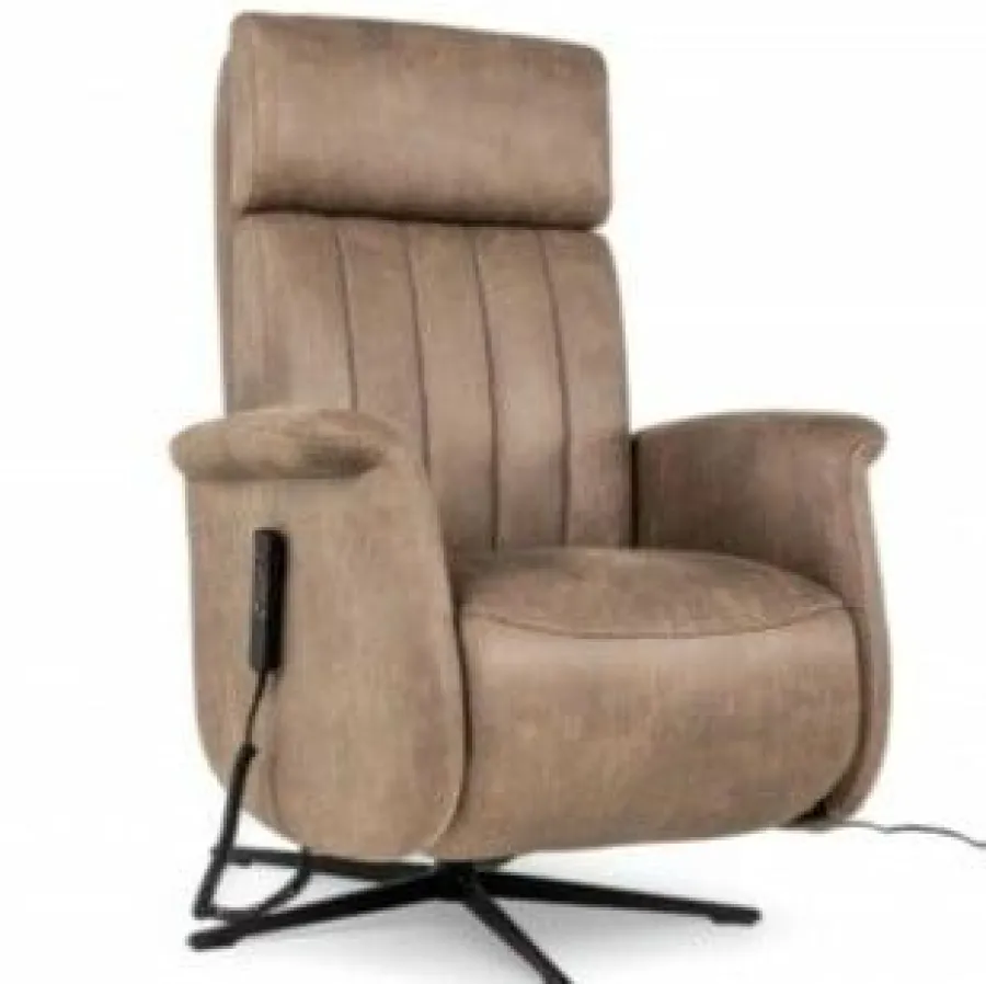 WoonMax Relaxfauteuil Brussel - 4 kleuren Chicago Outlet