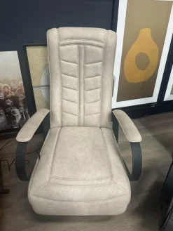 WoonMax Relaxfauteuil Queen Cabrio Antraciet handbediening - Showroommodel - Copy New