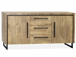 WoonMax Rimini dressoir 2 deurs - 3 lades Lamulux mango 172 cm Best