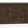 WoonMax Rimini dressoir 2 deurs - 3 lades Lamulux Dark mango 172 cm Clearance