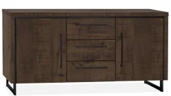 WoonMax Rimini dressoir 2 deurs - 3 lades Lamulux Dark mango 172 cm Clearance