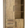 WoonMax Rimini opbergkast 2 deurs - 3 lades Lamulux mango Discount