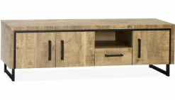 WoonMax Rimini TV meubel 3 deurs - 1 lade Lamulux mango 170 cm New
