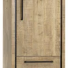 WoonMax Rimini Wandkast 1 deur en 2 lades Lamulux mango Discount