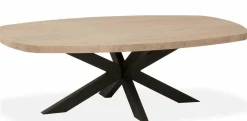 WoonMax Salontafel Deens ovaal Costa - 135 cm - Diverse kleuren Outlet