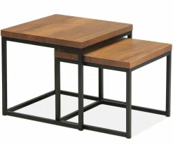 WoonMax Salontafel Floris set van 2 natur Lamulux Hot