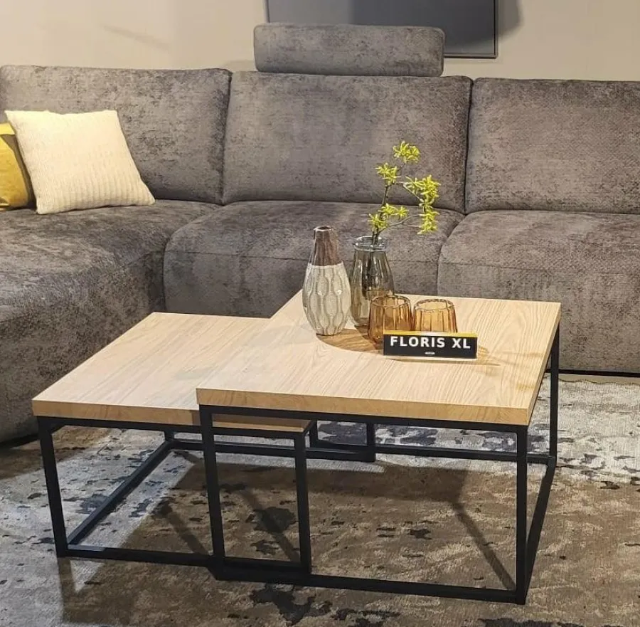 WoonMax Salontafel Floris set van 2 XL - diverse kleuren Online