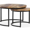 WoonMax Salontafel set Silke 2-delig mango New