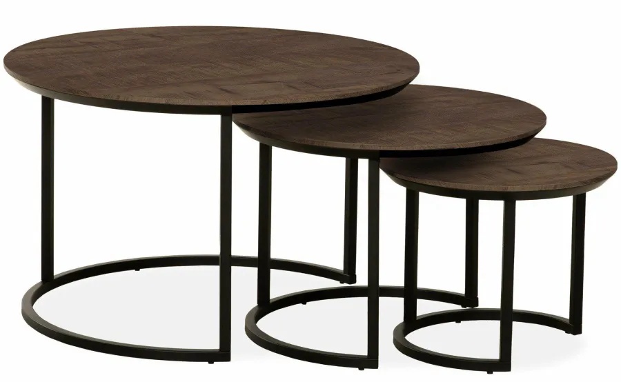 WoonMax Salontafel set van 3 Dover Lamulux - diverse kleuren Outlet