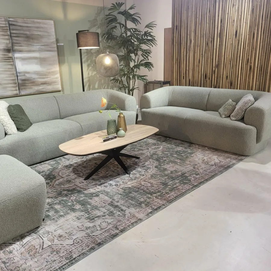 WoonMax Salontafel Wellington Deens Ovaal Lamulux - 135 - 67 cm New