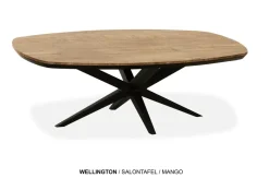 WoonMax Salontafel Wellington Deens Ovaal Lamulux - 135 - 67 cm New