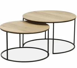 WoonMax Salontafel Windsor set van 2 - old teak Hot