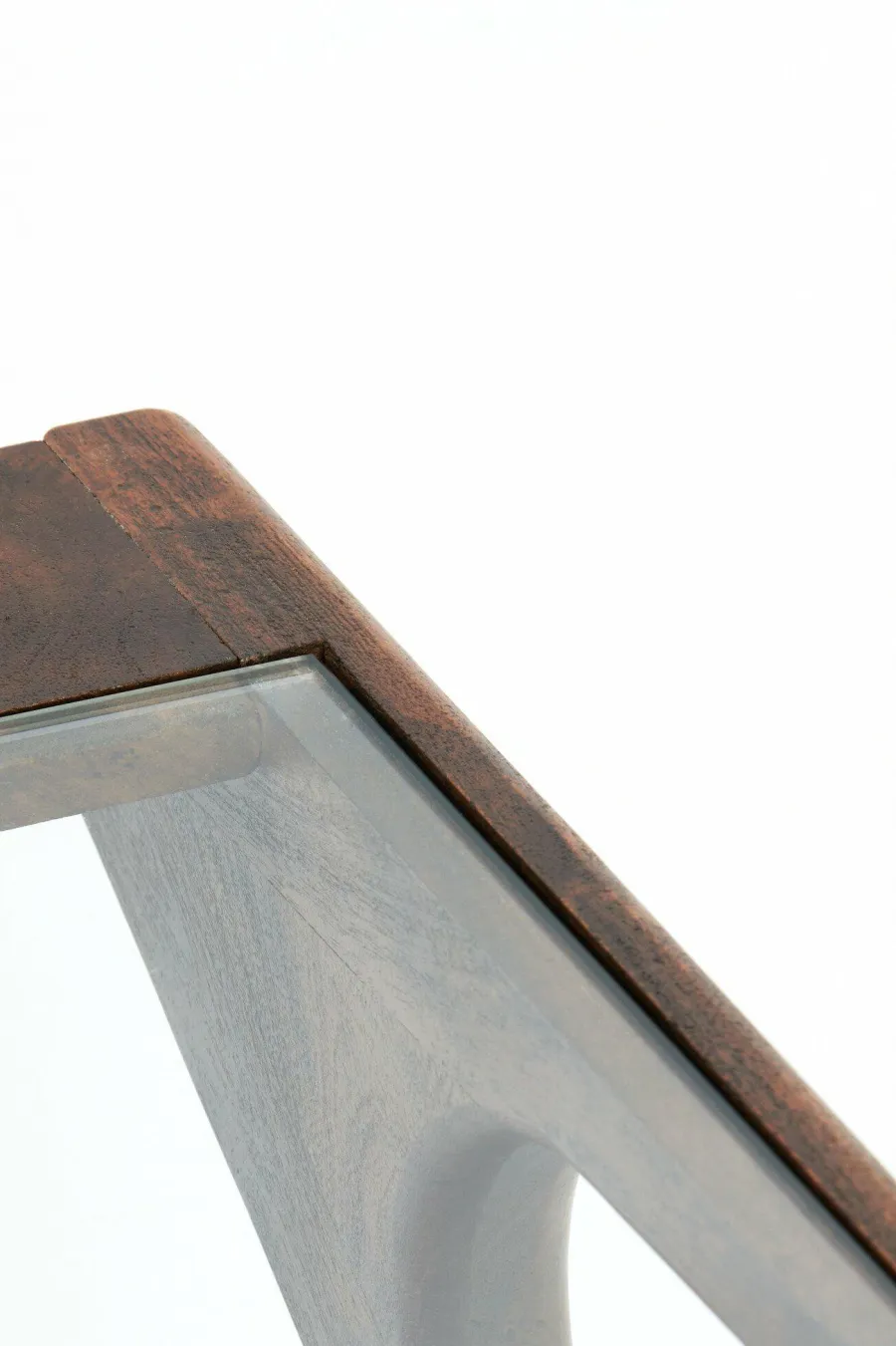 WoonMax Salontafel 112x70x41 cm YUKI acacia hout donker bruin+glas Online
