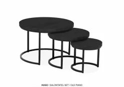 WoonMax Set van 3 salontafels Hugo met stalen onderstel Sale