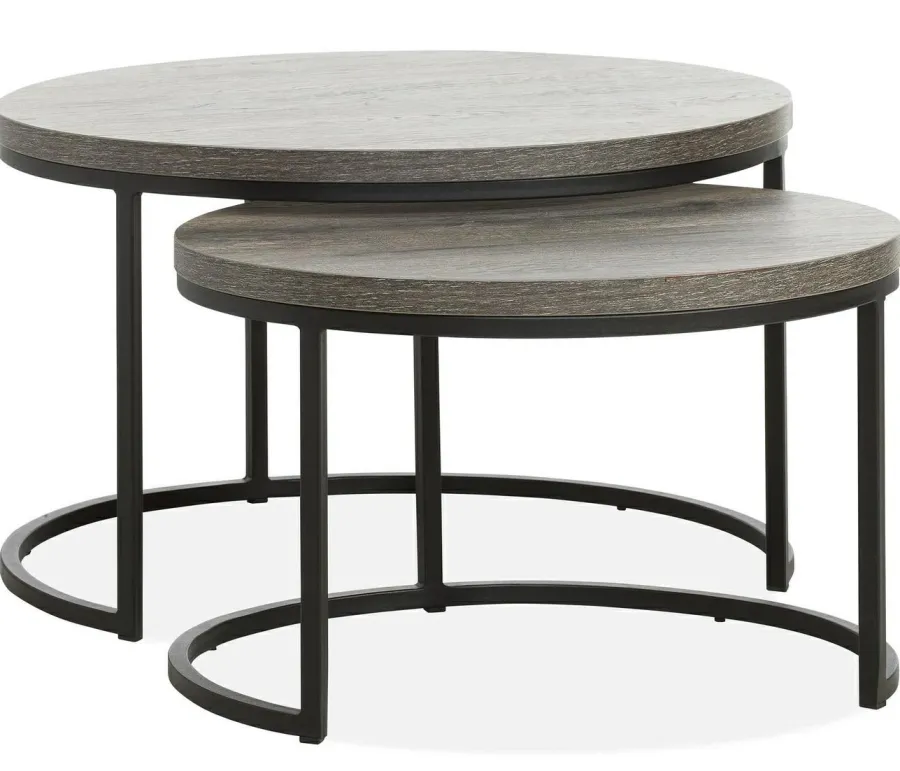 WoonMax Set van 2 salontafels Rutger klein Outlet