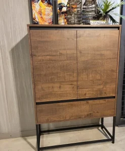 WoonMax Showroommodel - Milltown Wandkast met 2 deuren en 1 lade - 116 cm Outlet