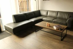 WoonMax Showroommodel Lederen Hoekbank Power B2 antraciet Clearance