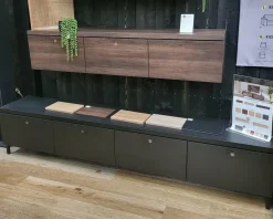 WoonMax Staand TV meubel Keswick - 240 cm Noir - Showroommodel Outlet
