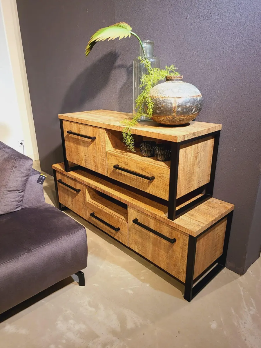 WoonMax Tv meubel Carriba Mango - Groot New
