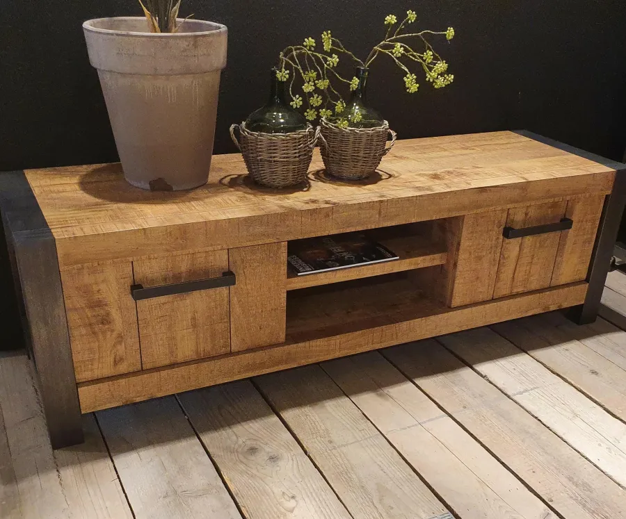WoonMax TV meubel City Mango 2 deur en 2 open vakken