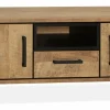 WoonMax Tv meubel Maldini Old teak - 2 deuren en 1 lade Outlet
