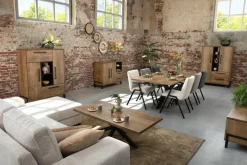 WoonMax Tv meubel Maldini Old teak - 2 deuren en 1 lade Outlet