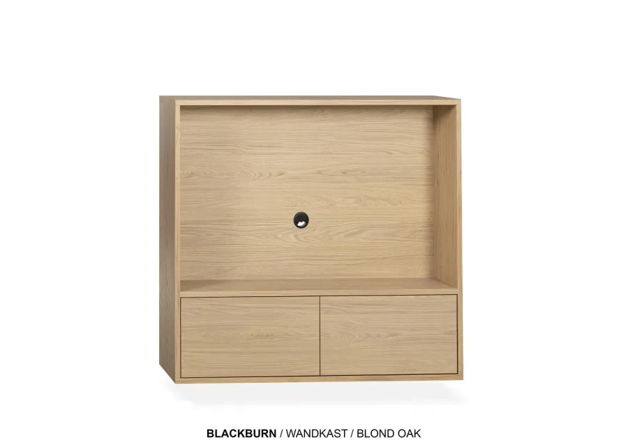 WoonMax TV wandmeubel Blackburn maat S - Diverse elementen en kleuren