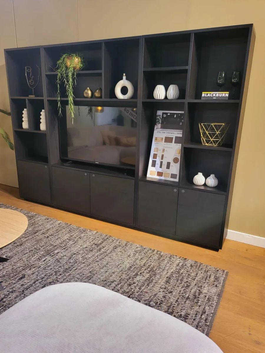 WoonMax TV wandmeubel Blackburn maat L - Diverse elementen en kleuren New