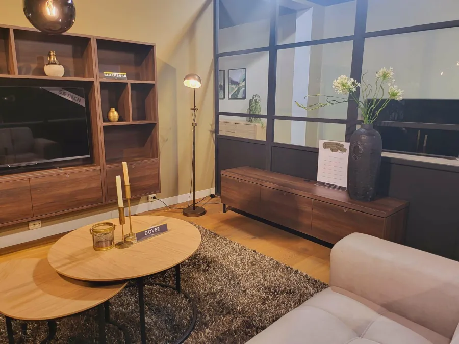 WoonMax TV wandmeubel Blackburn maat M - Diverse elementen en kleuren Online