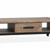 WoonMax Union salontafel 1la/2 open lamulux mango Clearance