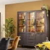 WoonMax Vitrinekast Gamma Old Piano - 3 glazen deuren New