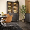 WoonMax Vitrinekast Gamma Old Piano - 2 glazen deuren Discount